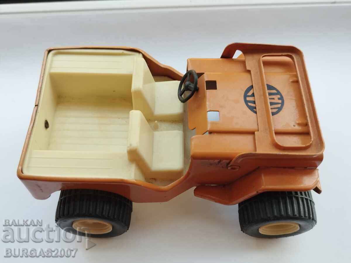 Παλιό λαμαρινένιο αυτοκινητάκι, τζιπ, ΚΑΤ, ΛΔΒ - 5