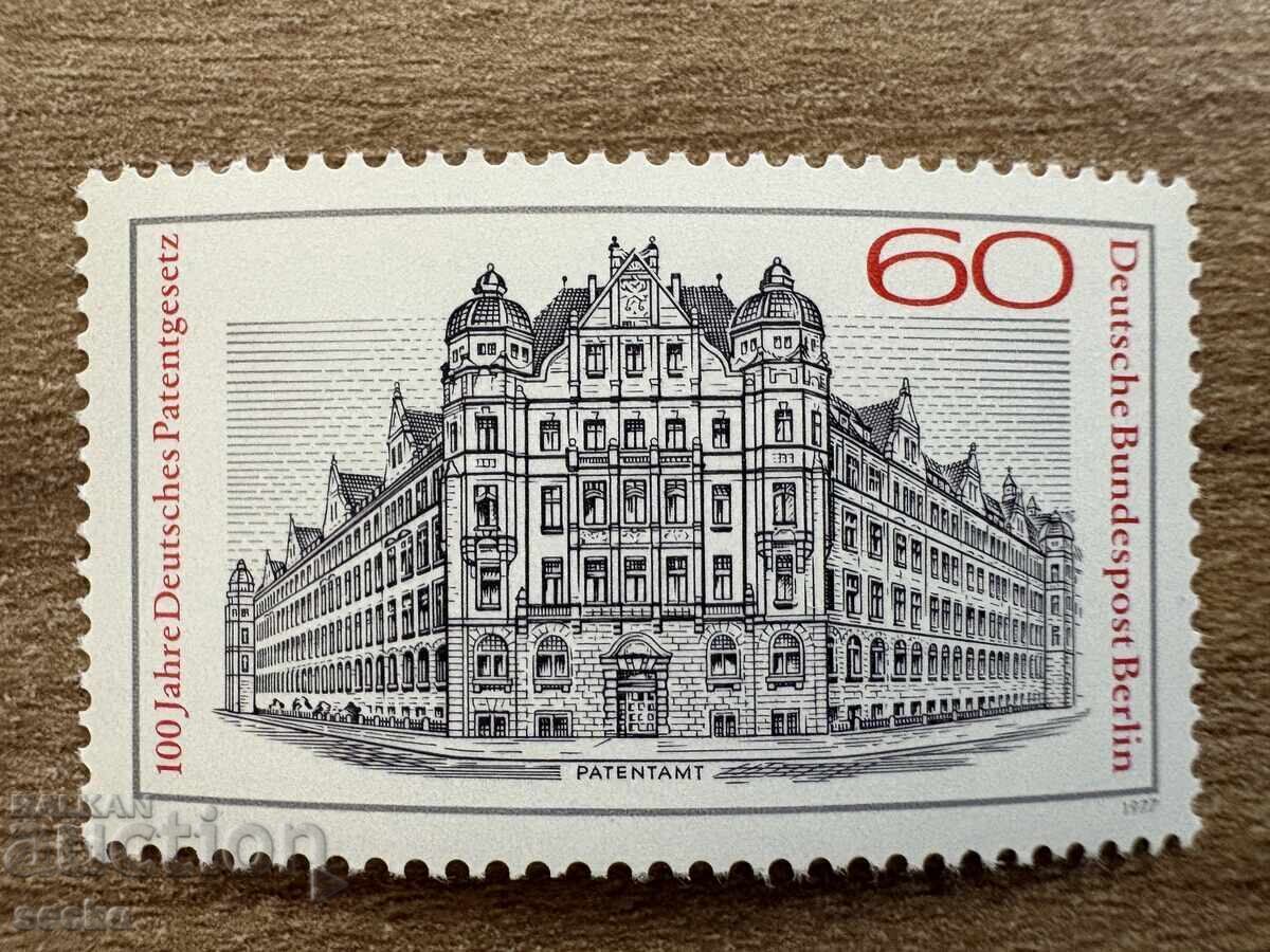 Berlin - 100 years since the introduction of patents (1977) MNH