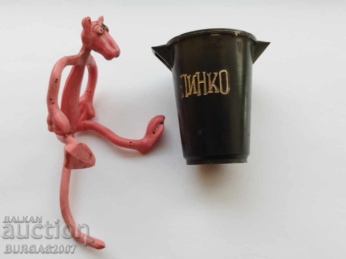 Old rubber toy Pinko, in a bucket, NRB with price 25.00 BGN | € 12.78 Old rubber toy Pinko, in a bucket, NRB with price 25.00 BGN | € 12.78