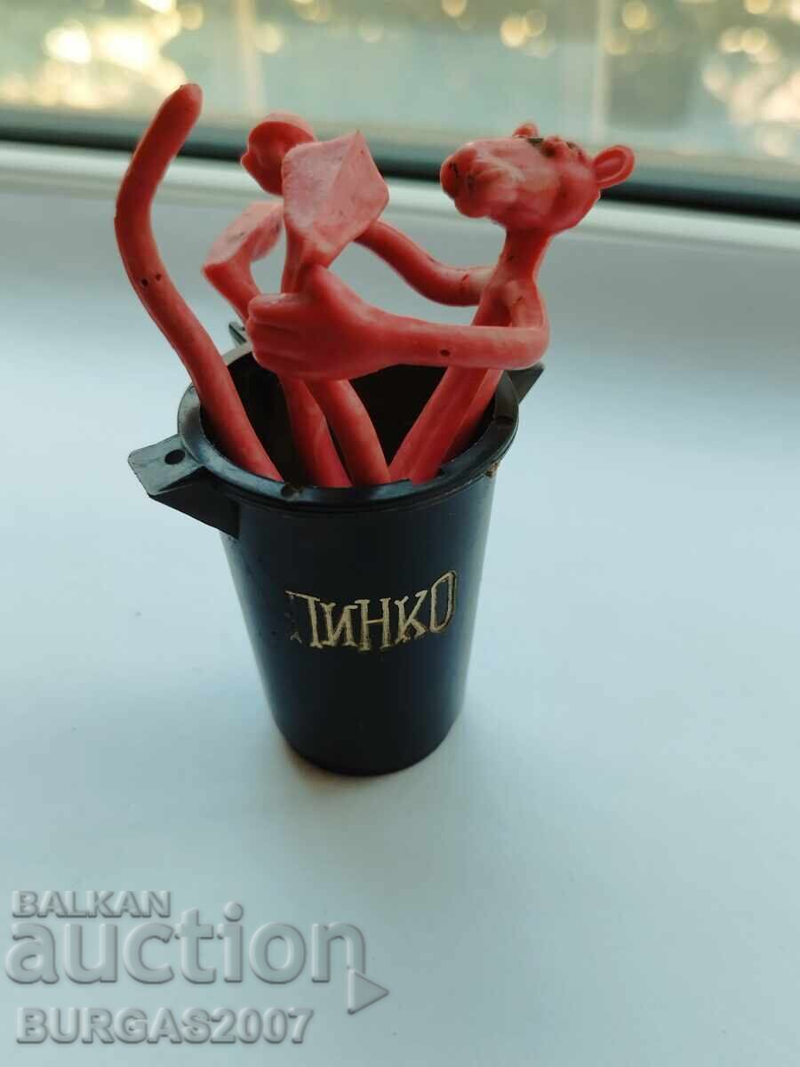 Old rubber toy Pinko, in a bucket, NRB Old rubber toy Pinko, in a bucket, NRB