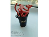 Old rubber toy Pinko, in a bucket, NRB