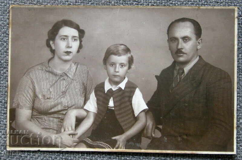 Παλιά οικογενειακή φωτογραφία φωτογραφίας