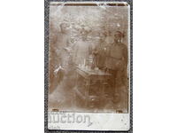 Fotografie veche de grup, soldați din Primul Război Mondial