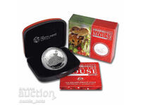 Австралия Лунар 1 oz. Мат- гланц  Година на мишката 2008
