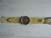 №*8112 Vintage Δερμάτινο Σταχτοδοχείο για Υποβραχιόνιο