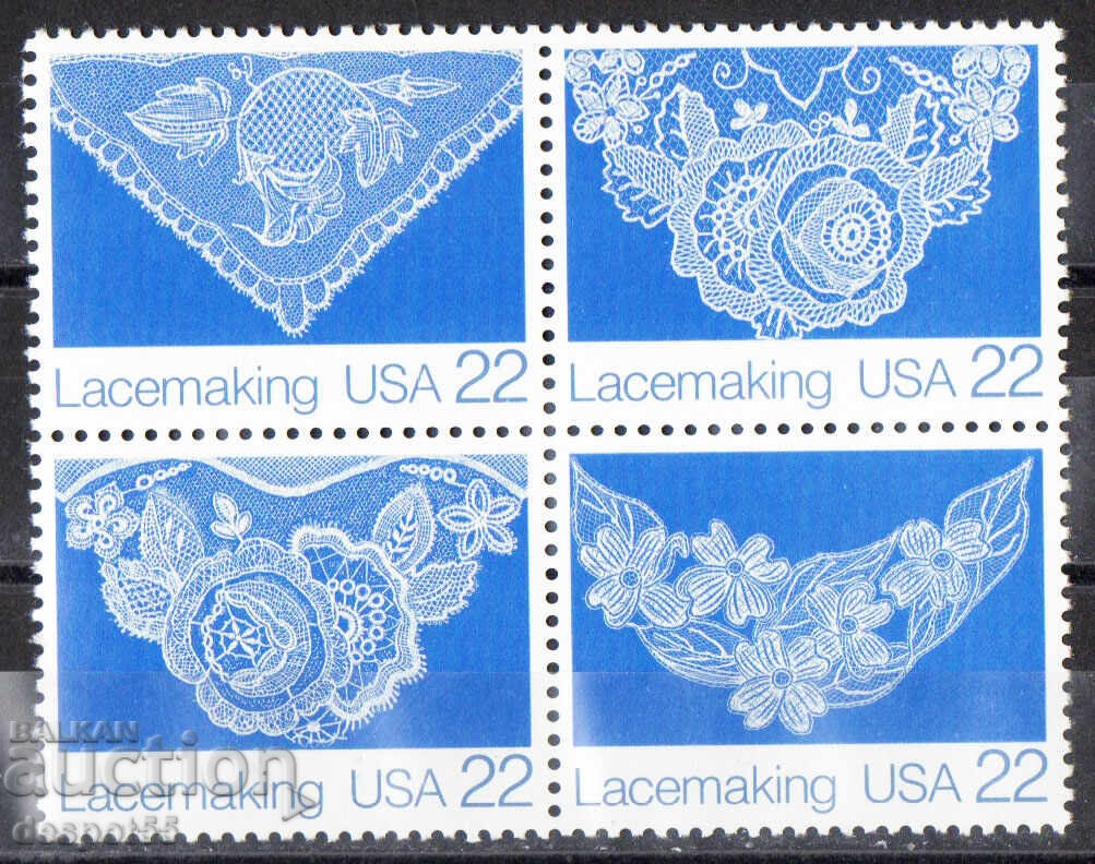 1987. USA. American Folk Art - Lace