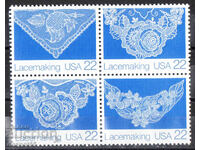 1987. SUA. Artă populară americană - dantelă