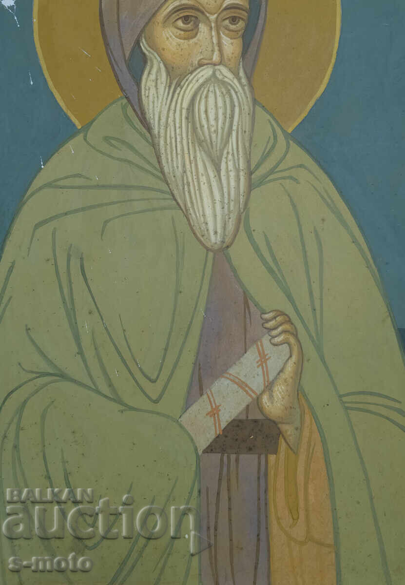 Licitație Tablou tempera - Sf. Ioan de Rila, icoană