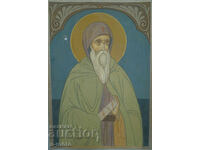 Tablou tempera - Sf. Ioan de Rila, icoană