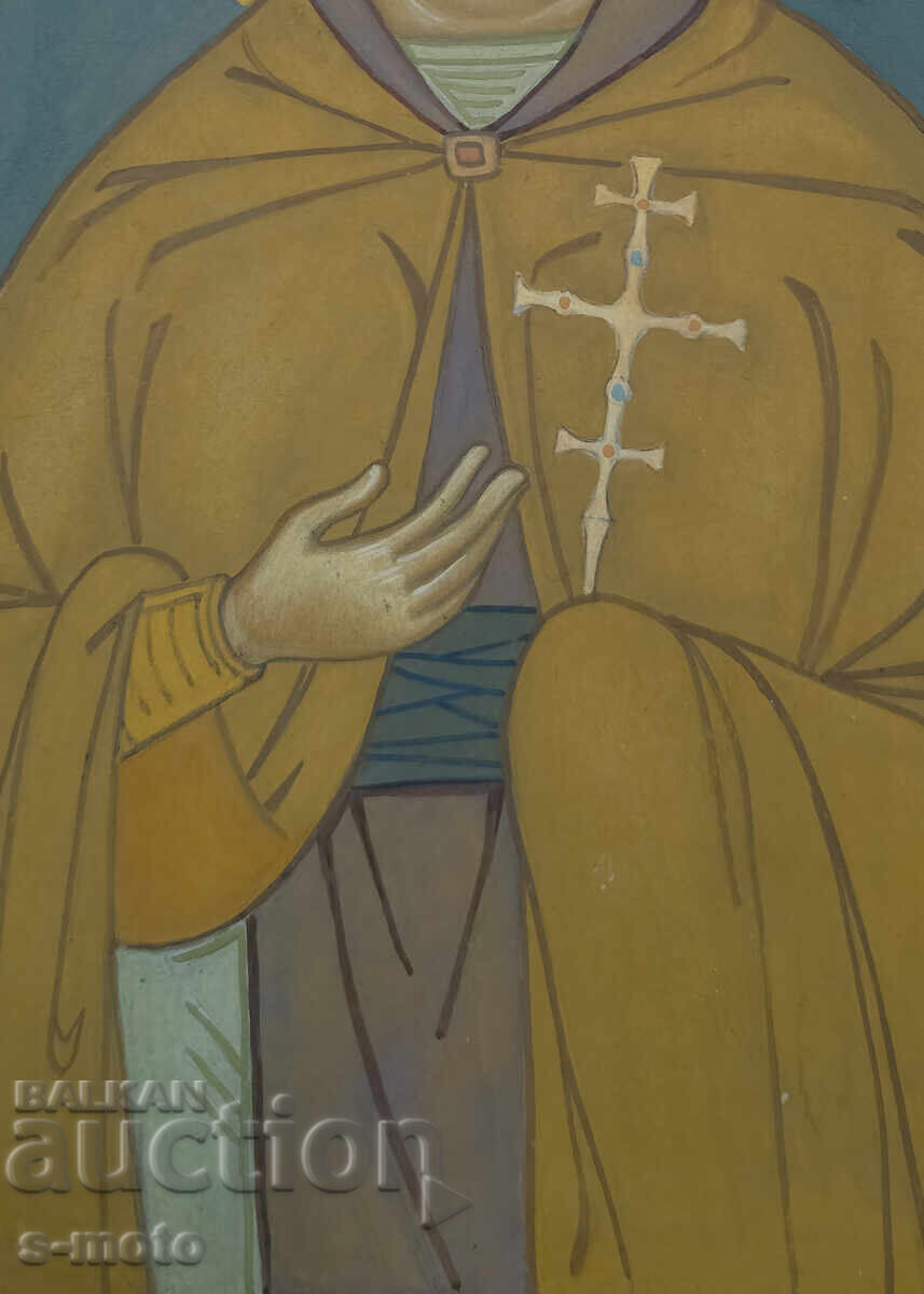 Картина темпера - Св. Петка Търновска, икона с цена 250.00 лв. | € 127.82