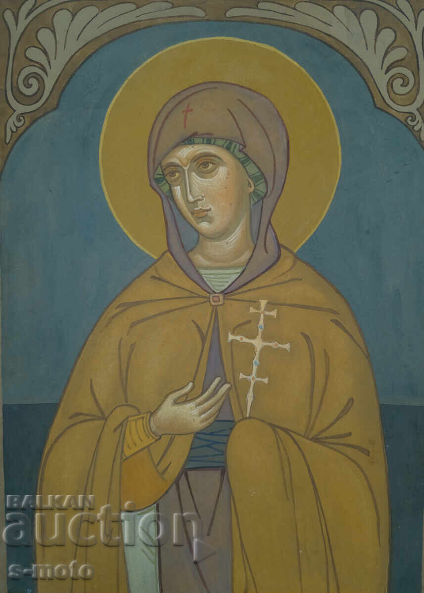 Livrarea Tablou tempera - Sfânta Parascheva de la Iași, icoană Livrarea Tablou tempera - Sfânta Parascheva de la Iași, icoană