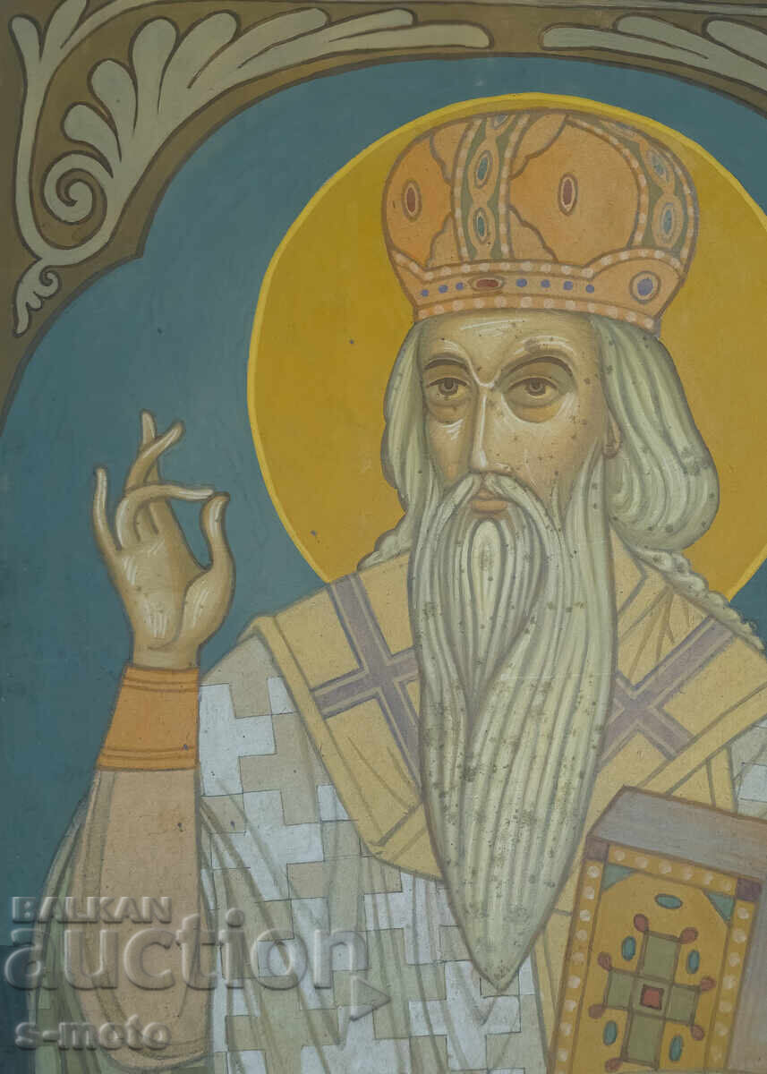 Картина темпера - Св. Евтимий Търновски, икона - 6