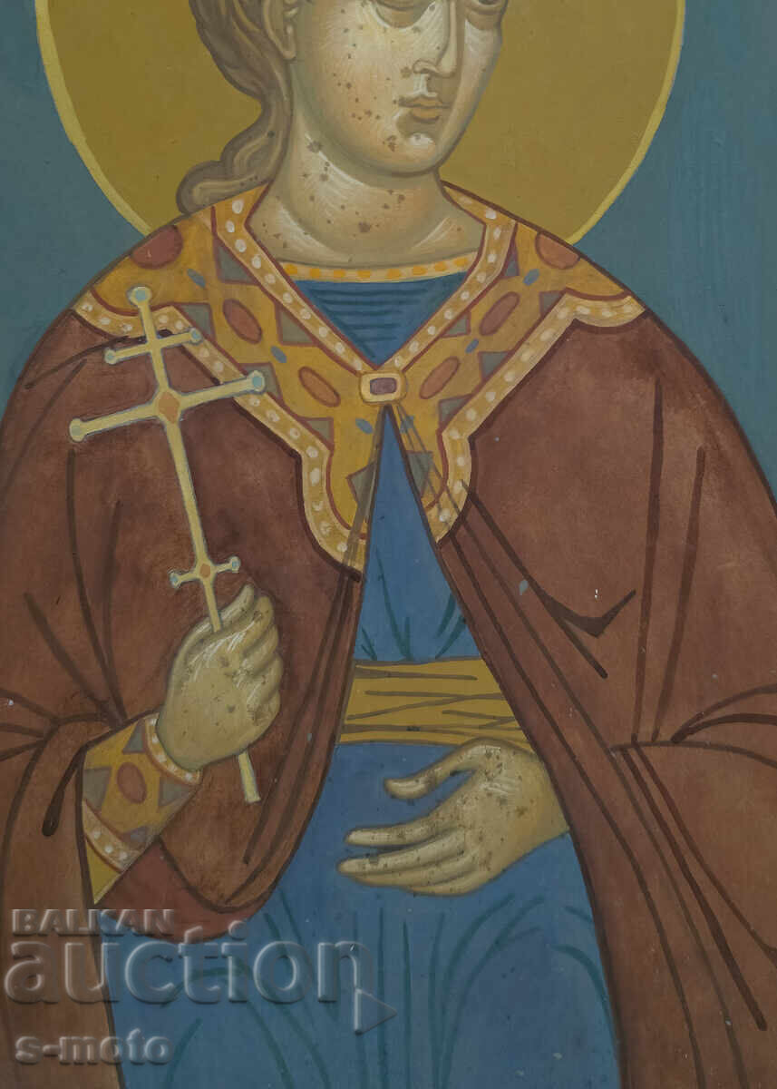 Картина темпера - Св. Мъченик Трифон, икона - 6