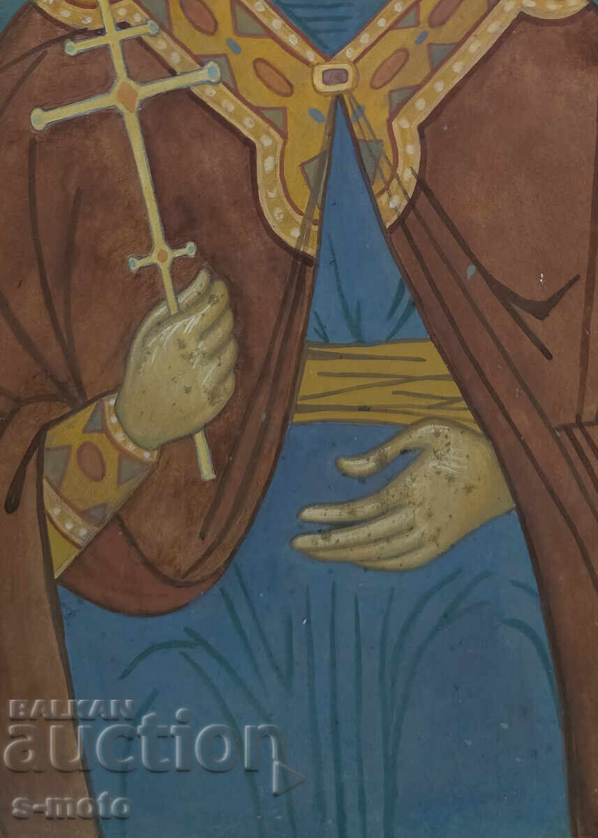 Картина темпера - Св. Мъченик Трифон, икона - 7