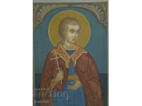 Tablou tempera - Sf. Mucenic Trifon, icoană