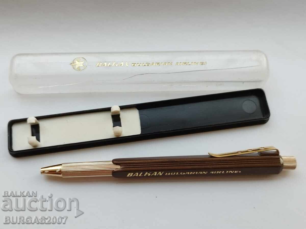 Old BGA Balkan ballpoint pen, social. NRB