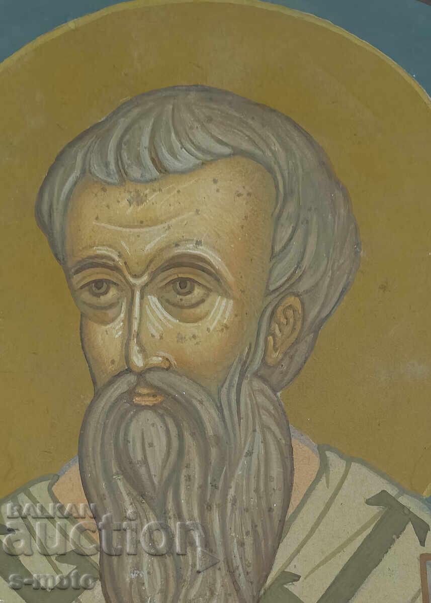 Tablou tempera - Sf. Ignatie, icoană - 7