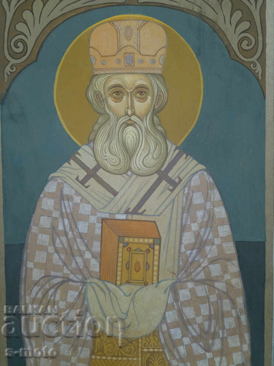 Tablou tempera - Sf. Eftimie de Târnovo, icoană