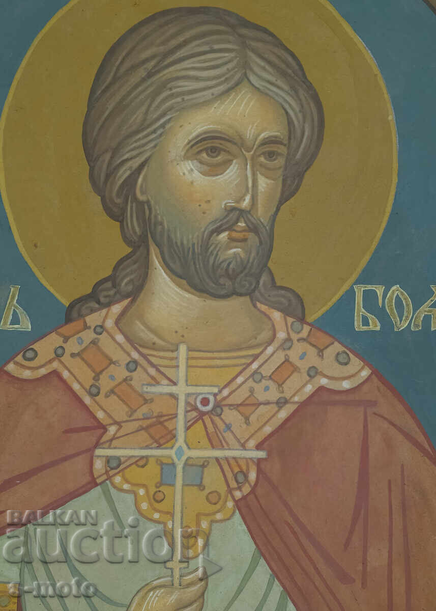 Livrarea Tablou tempera - Sf. Boian Enravota, icoană
