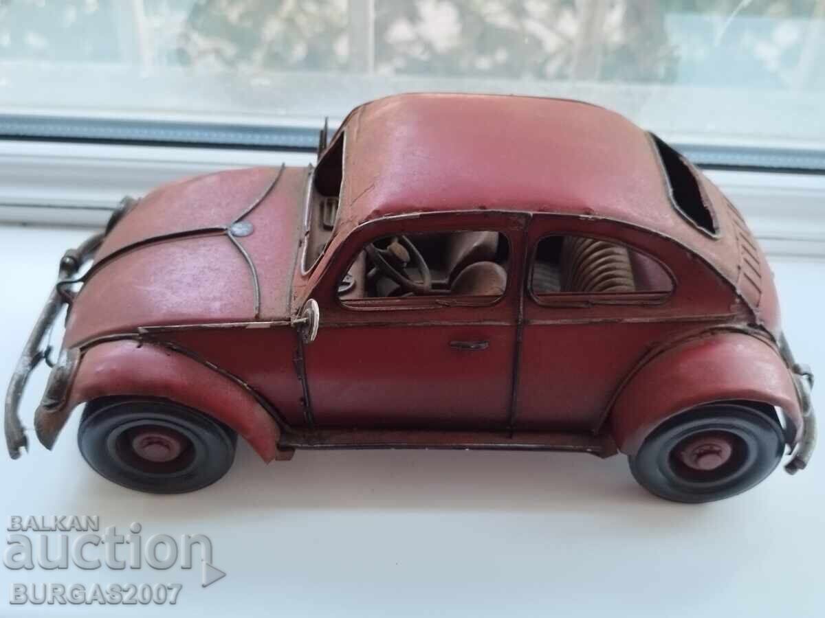 Licitație Jucărie veche de tablă, VW Broscuță