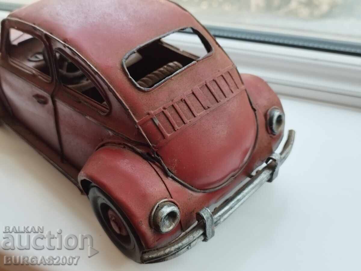 Παλιό μεταλλικό παιχνίδι, VW σκαθάρι - 5 Παλιό μεταλλικό παιχνίδι, VW σκαθάρι - 5