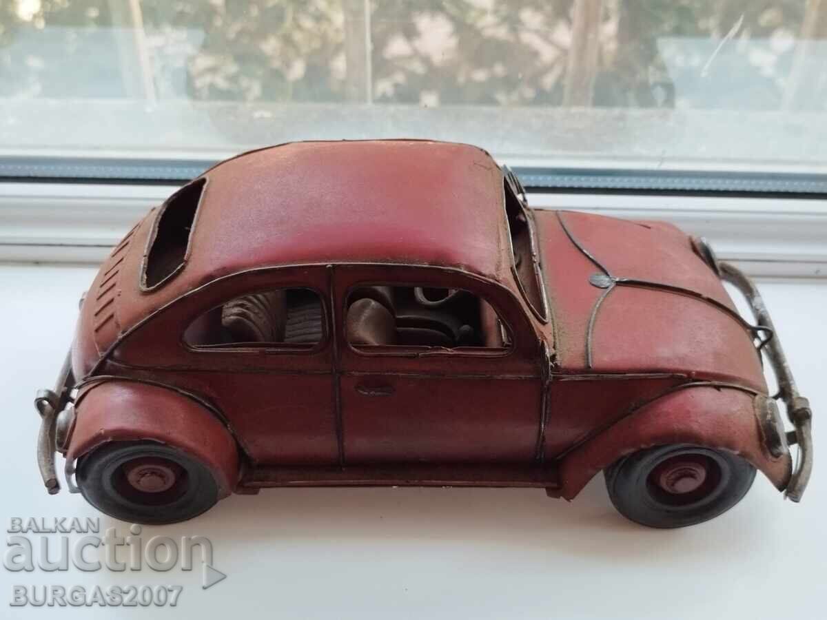 Jucărie veche de tablă, VW Broscuță
