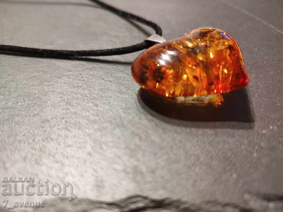 Necklace pendant heart, beauty, 24.06.25 - 6