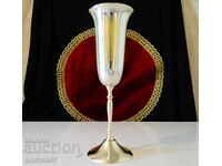 Pahar de vin din bronz, cupă de vin 220 ml