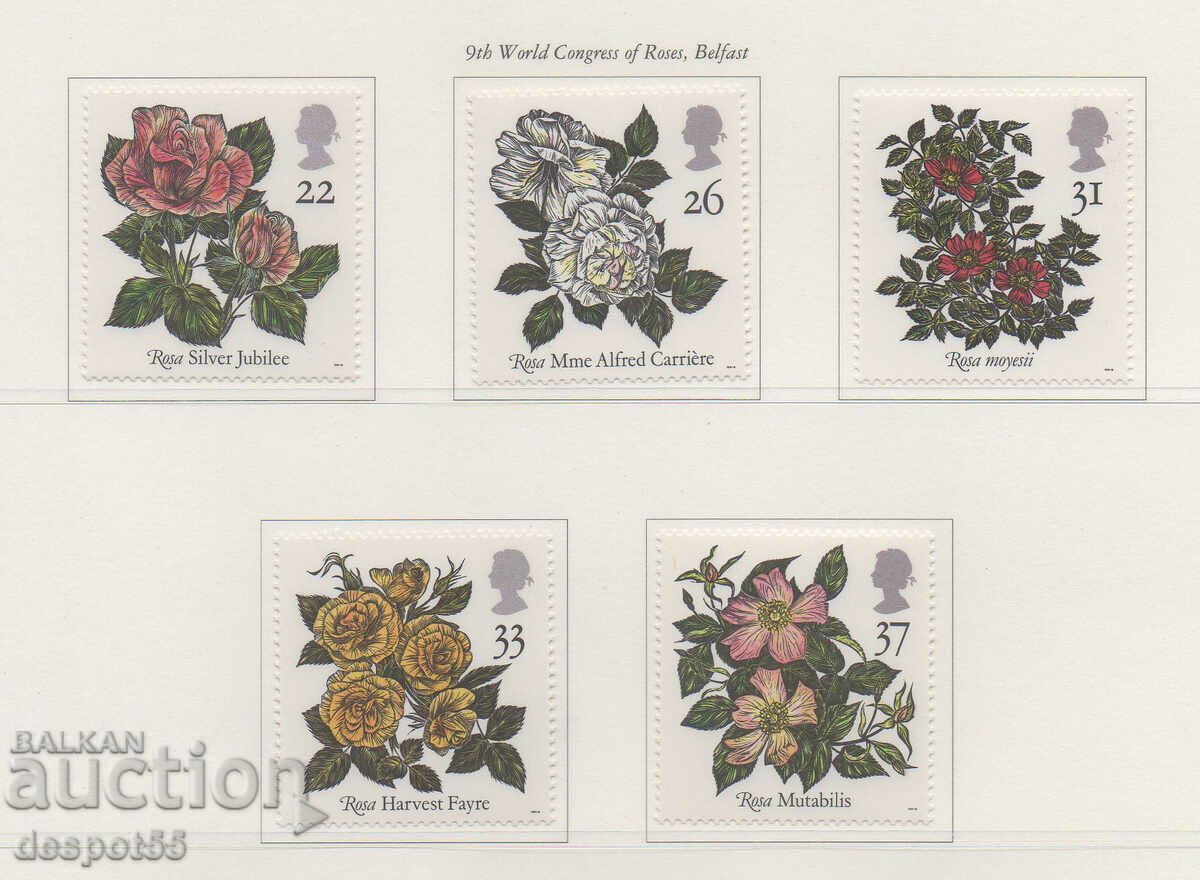 1991. Great Britain. Roses. 1991. Great Britain. Roses.
