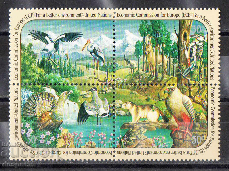 1991. ΟΗΕ - Νέα Υόρκη. Για ένα καλύτερο περιβάλλον. Μπλοκ 1991. ΟΗΕ - Νέα Υόρκη. Για ένα καλύτερο περιβάλλον. Μπλοκ