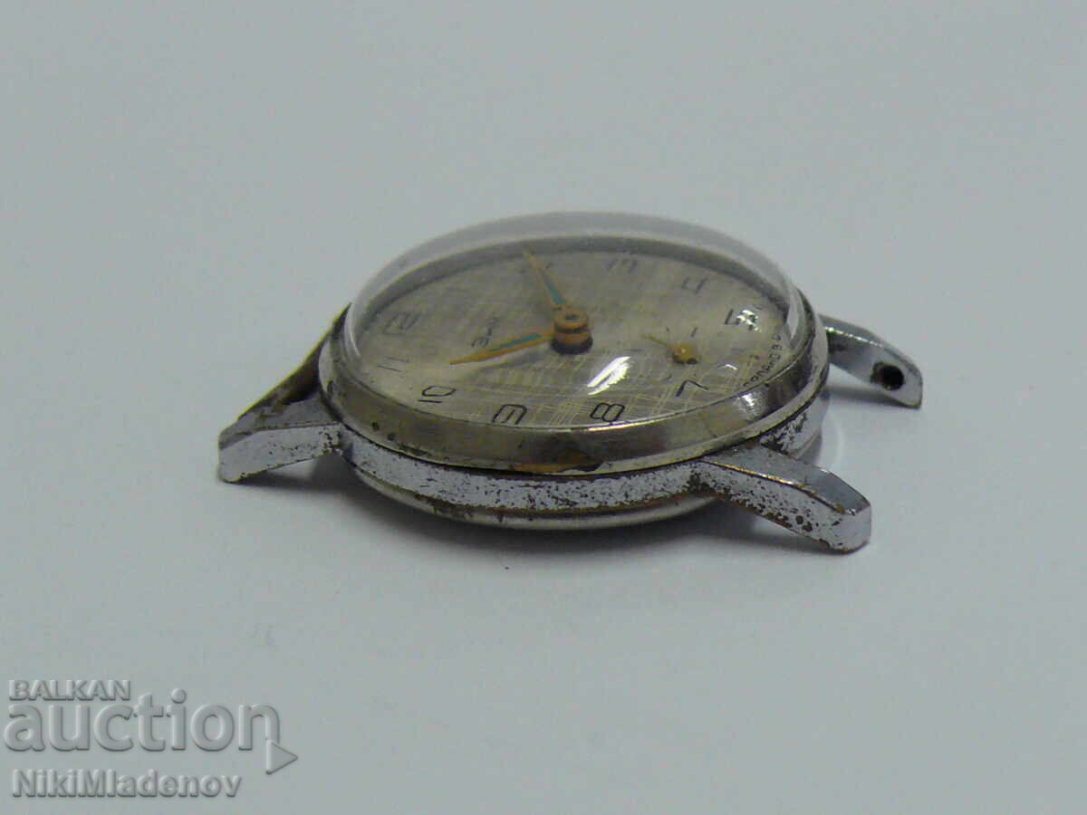 Auction  USSR POBEDA 15 Jewels Soviet Wristwatch, Working