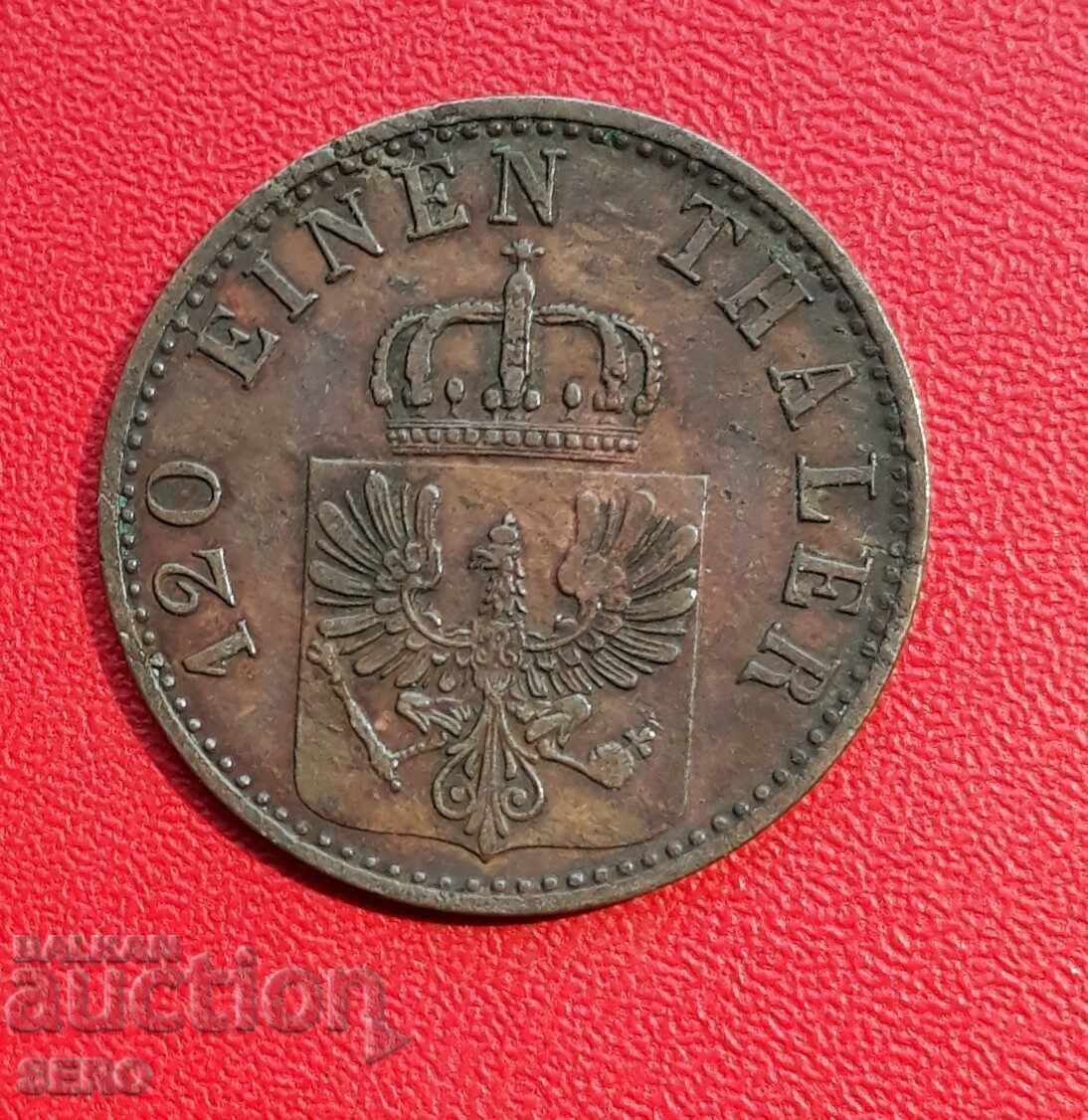 Germania-Prusia-3 pfennig 1866 A-Berlin-multe, bine conservate cu preț 12.00 BGN | € 6.14