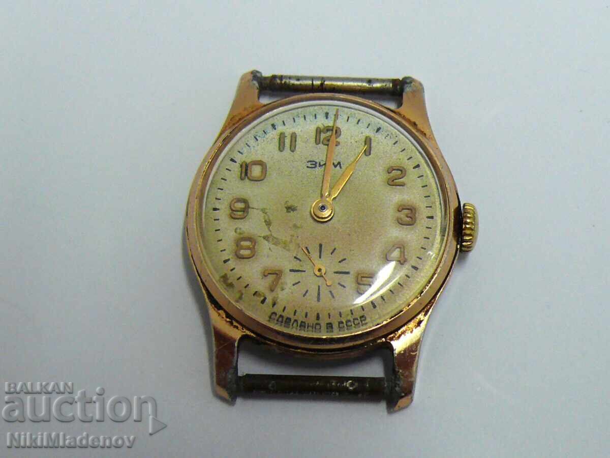 USSR POBEDA 15 Jewels Soviet Wristwatch, Working