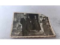 Sofia C-class Men and women in front of a household goods store 1951