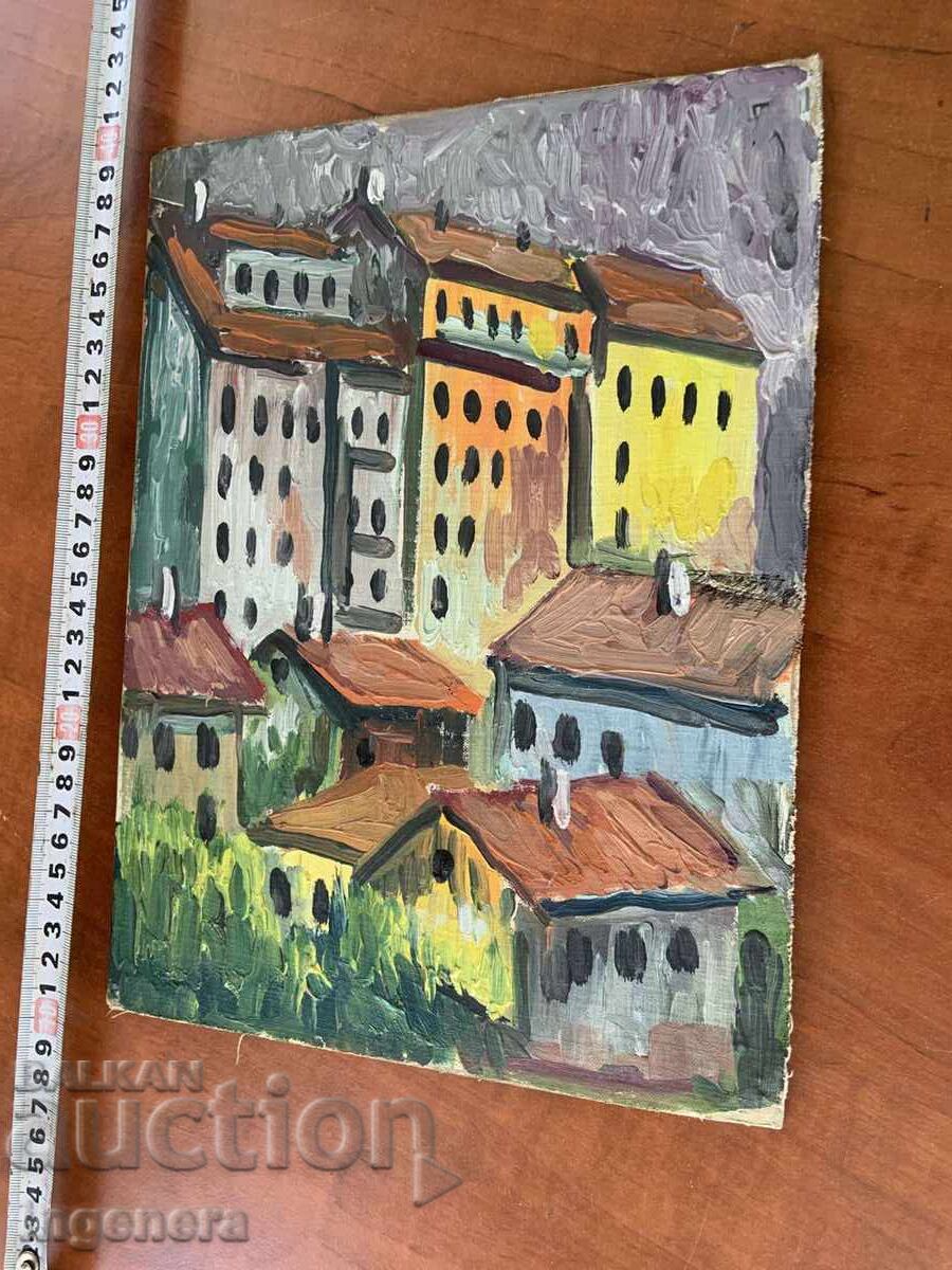 Auction PAINTING SIGNED OIL TARNOVO Auction PAINTING SIGNED OIL TARNOVO