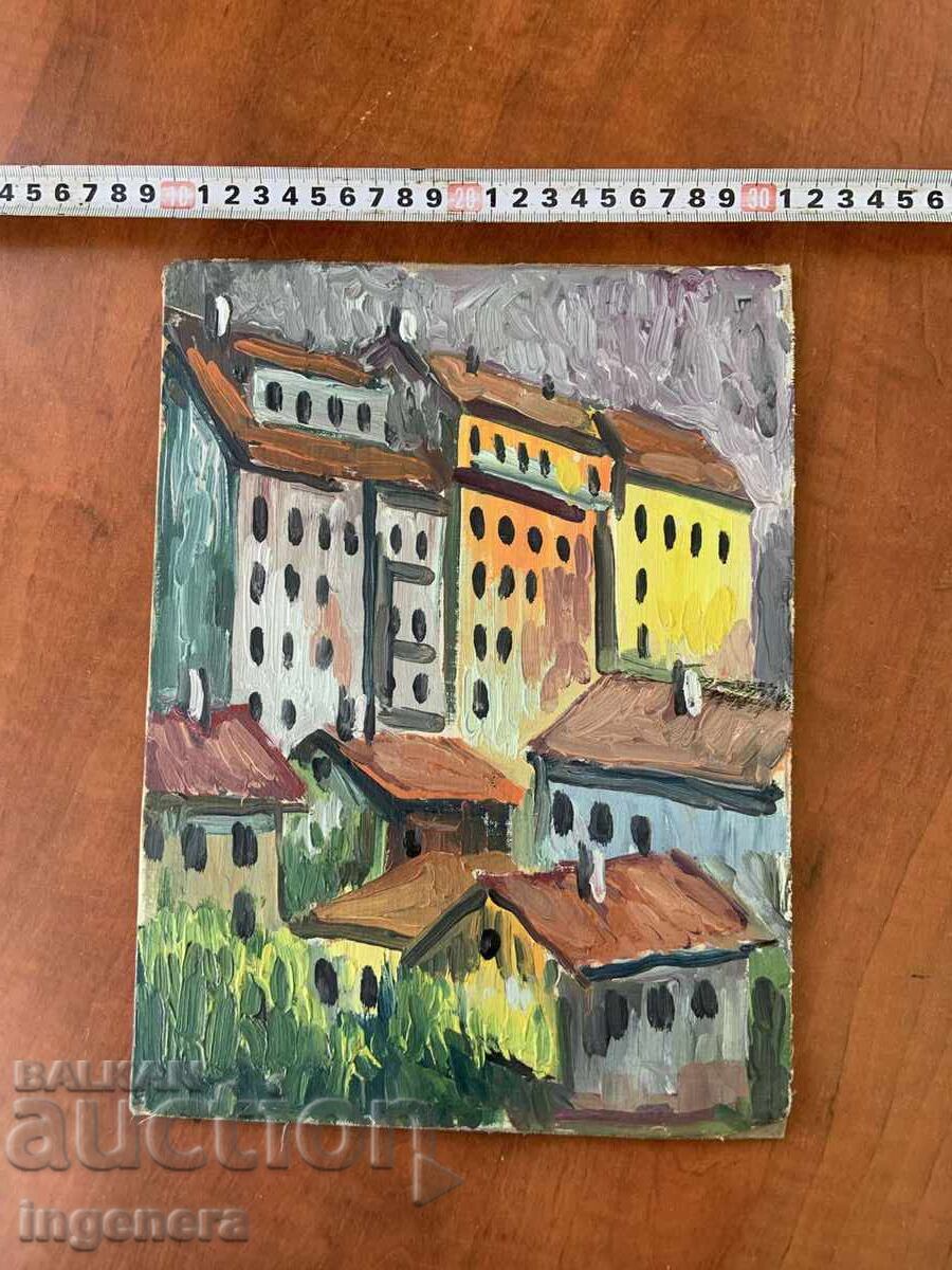 PAINTING SIGNED OIL TARNOVO PAINTING SIGNED OIL TARNOVO