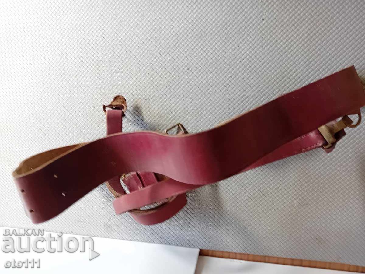 CUREA ROȘIE DE OFIȚER CU PORTUPEY REGATUL BULGARIA - 5