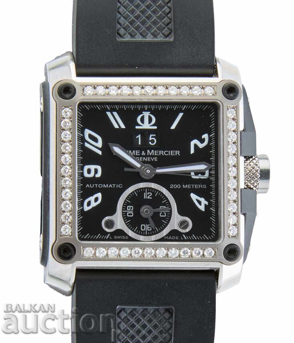 Swiss Automatic Baume & Mercier with Diamond Bezel - 7
