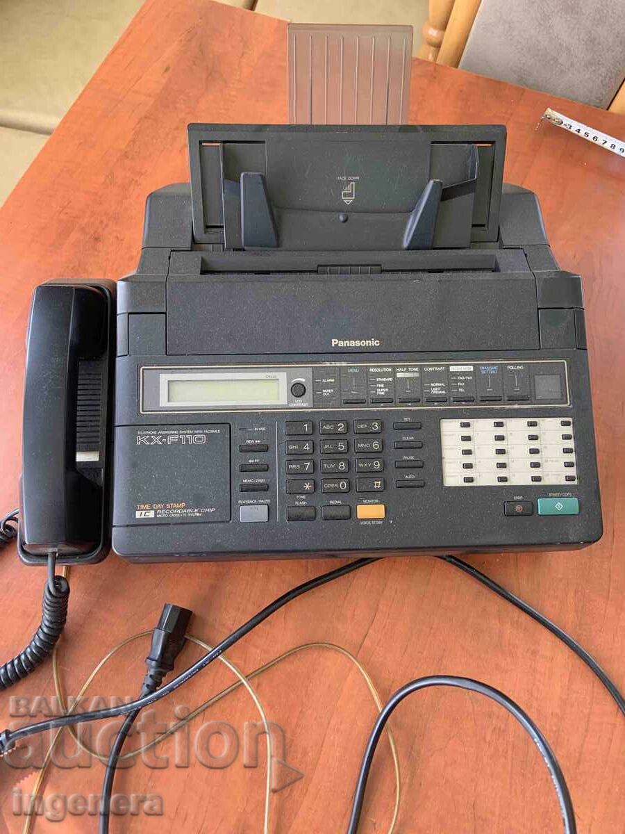 ΦΑΞ ΣΥΣΚΕΥΗ ΛΕΙΤΟΥΡΓΙΚΗ PANASONIC KX-F110 ΜΕ ΔΩΡΟ ΧΑΡΤΙ με τιμή 37.00 BGN | € 18.92 ΦΑΞ ΣΥΣΚΕΥΗ ΛΕΙΤΟΥΡΓΙΚΗ PANASONIC KX-F110 ΜΕ ΔΩΡΟ ΧΑΡΤΙ με τιμή 37.00 BGN | € 18.92