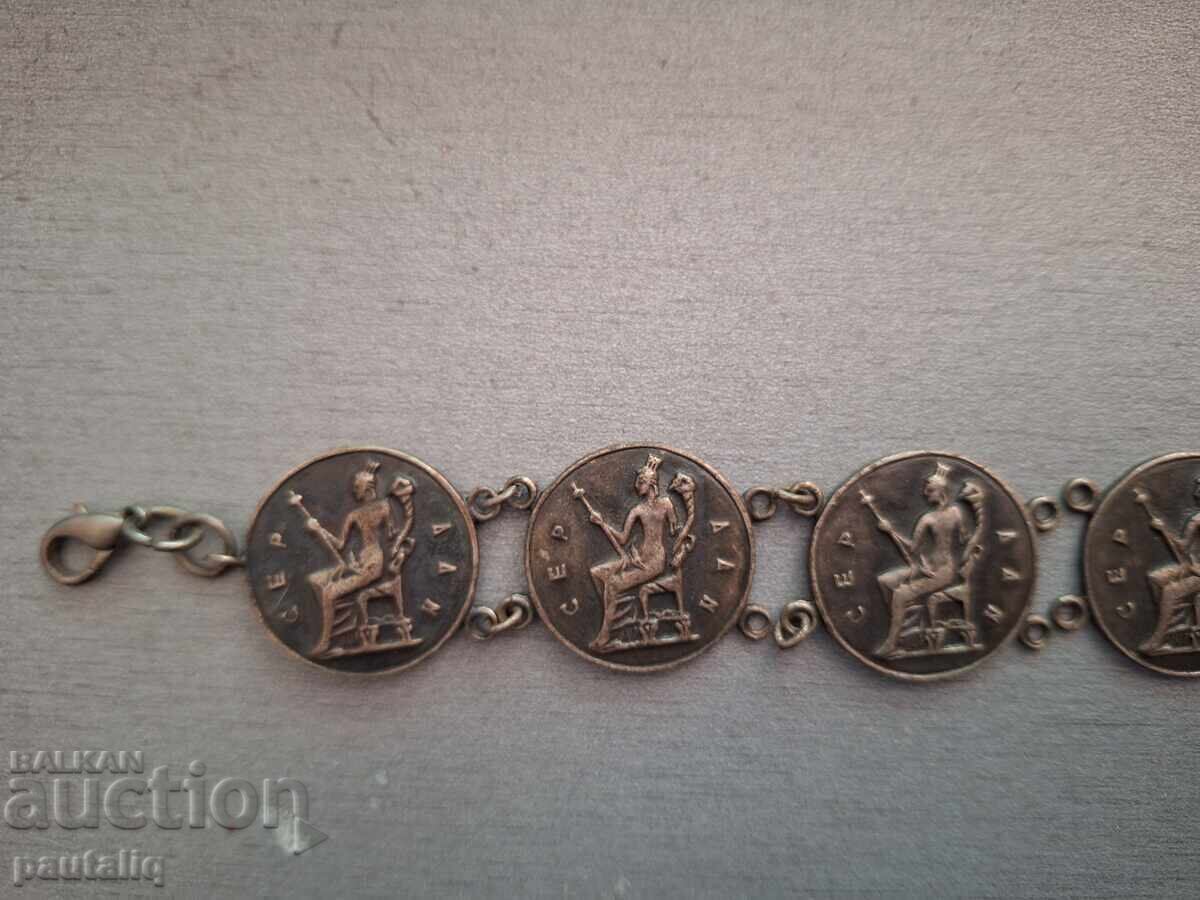 Licitație Brățară placată cu argint vechi Licitație Brățară placată cu argint vechi