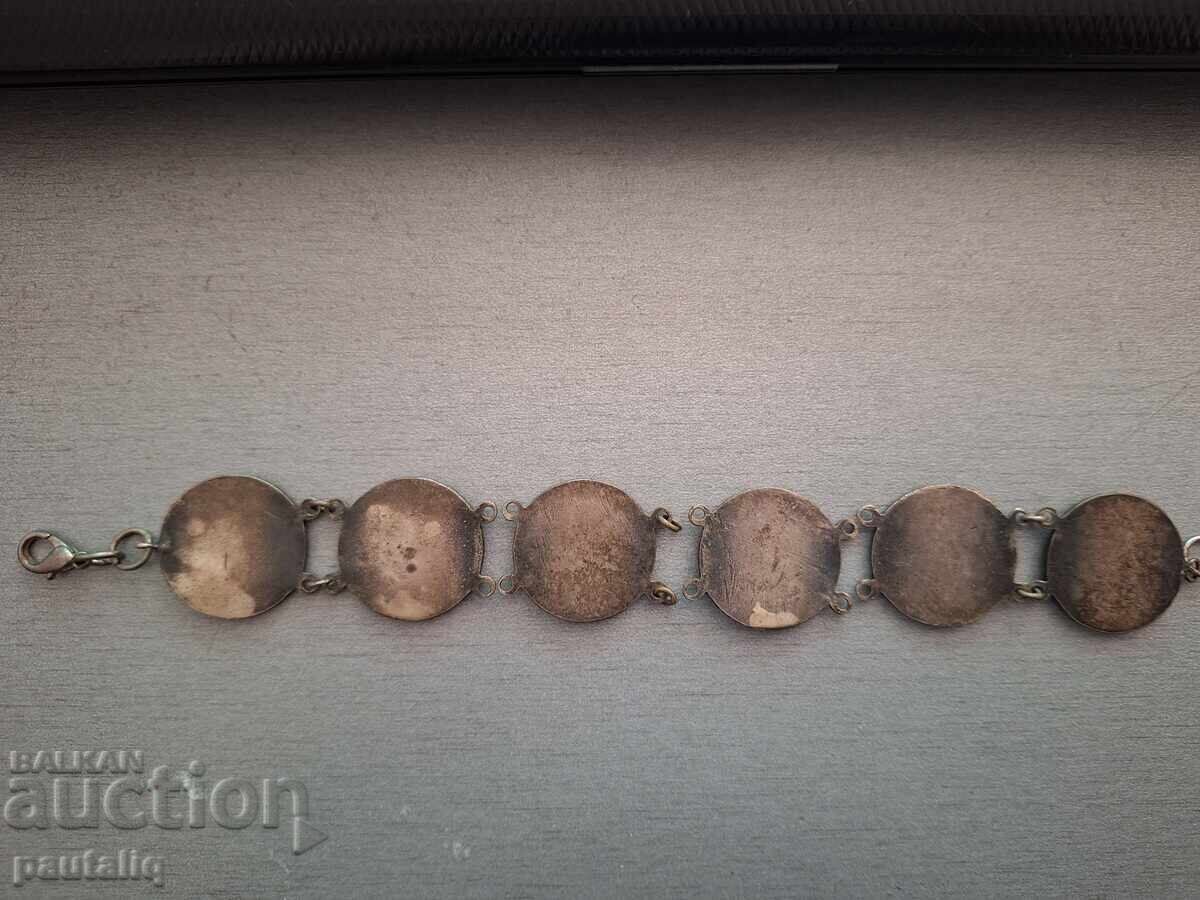 Livrarea Brățară placată cu argint vechi Livrarea Brățară placată cu argint vechi