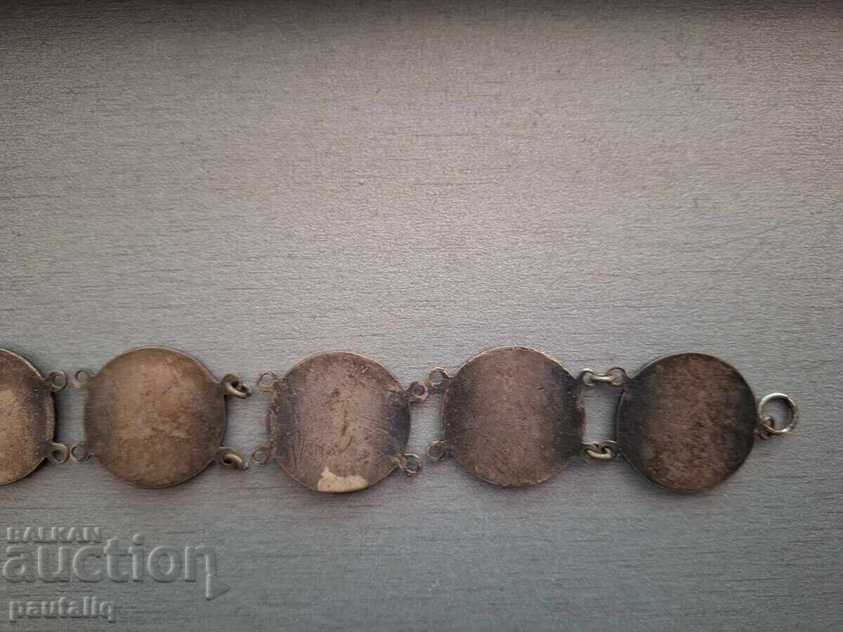 Brățară placată cu argint vechi - 5 Brățară placată cu argint vechi - 5