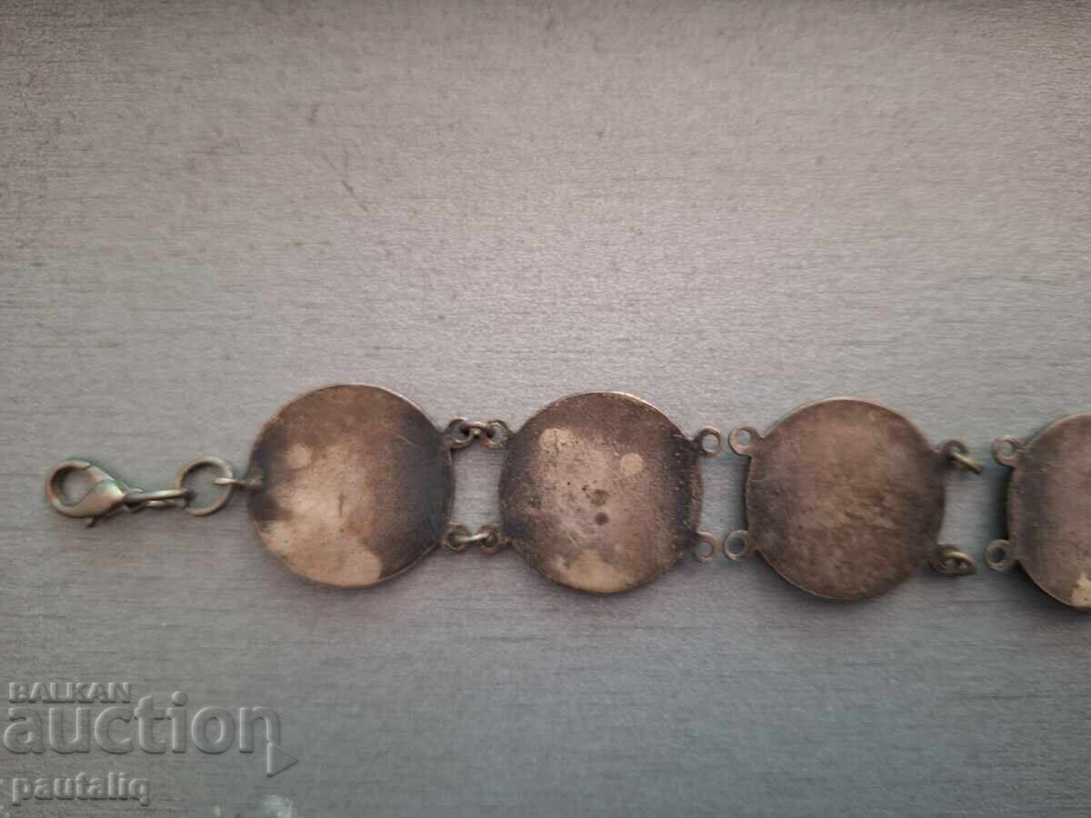 Brățară placată cu argint vechi - 6 Brățară placată cu argint vechi - 6