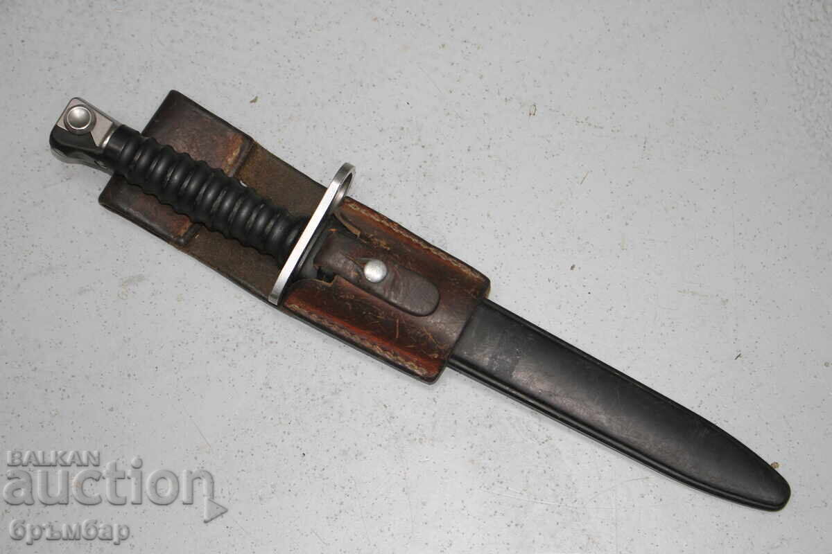 Swiss M57 bayonet. Complete with price € 75.00 | 146.69 BGN Swiss M57 bayonet. Complete with price € 75.00 | 146.69 BGN