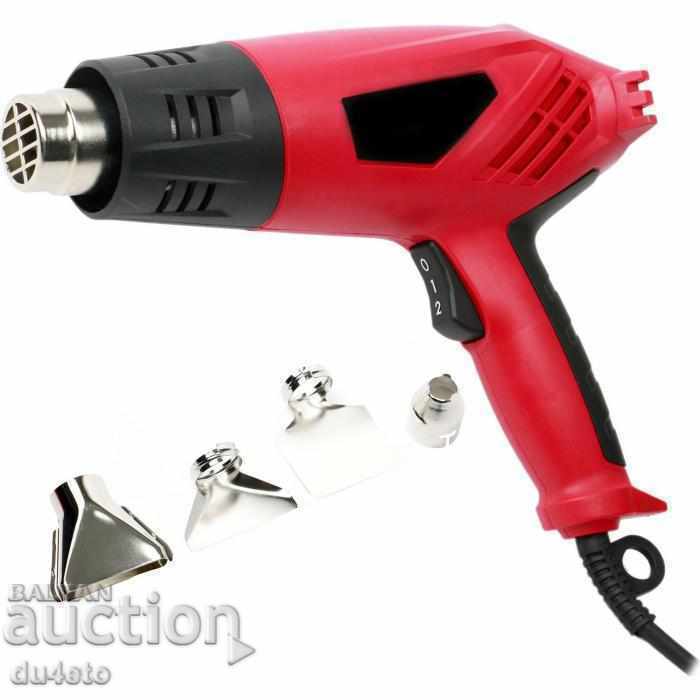 Πιστόλι θερμού αέρα JS-HG12AI 1600 W 350-550 ⁰C - 6