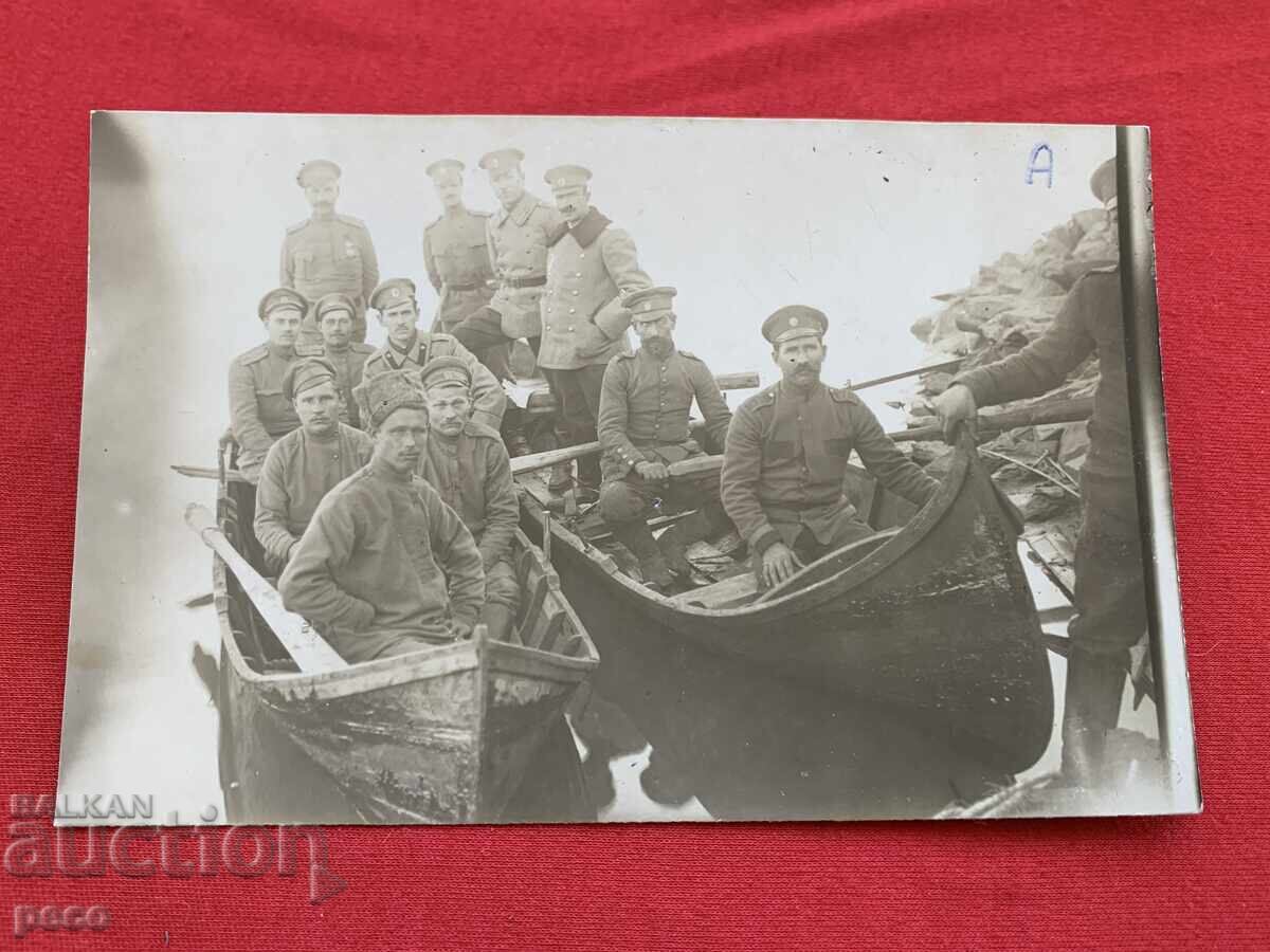 Auction  First meeting of Bulgarian and Russian officers, Danube River, Tulcea, 1917