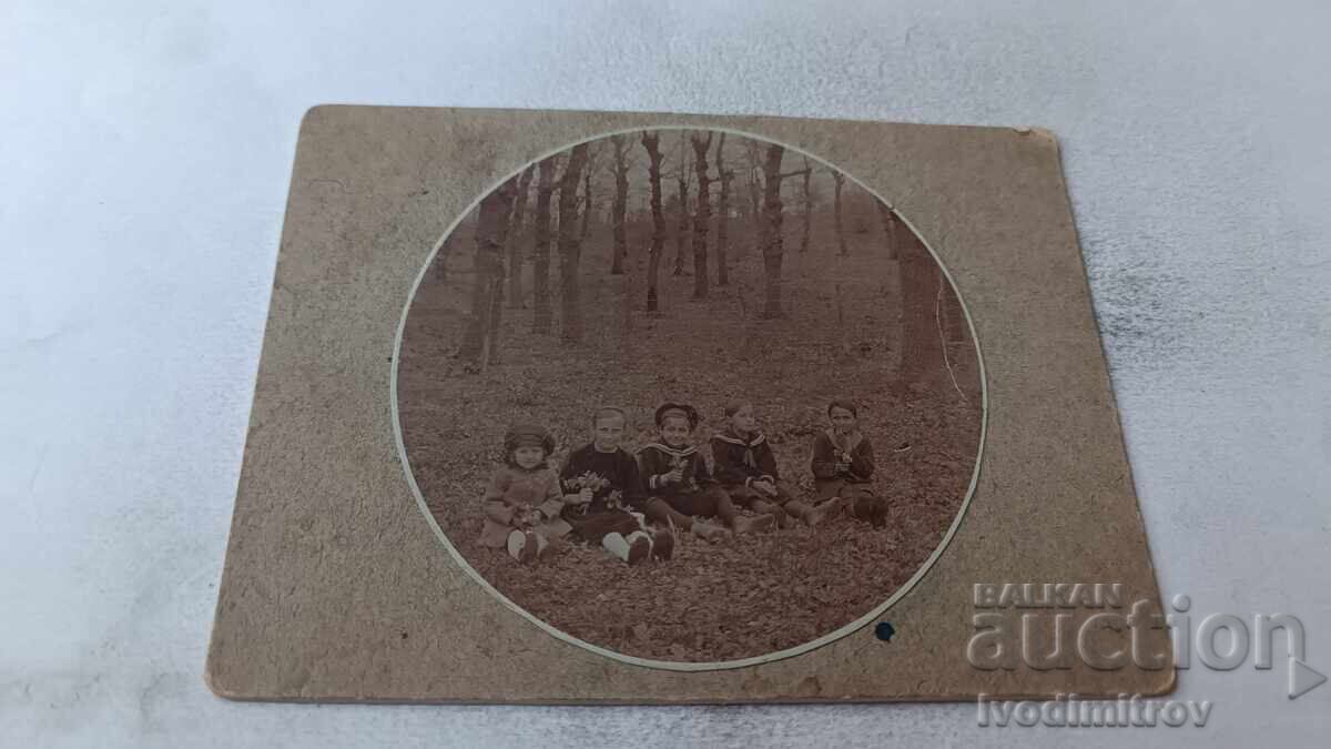 Children's Photo in the Forest Cardboard Children's Photo in the Forest Cardboard