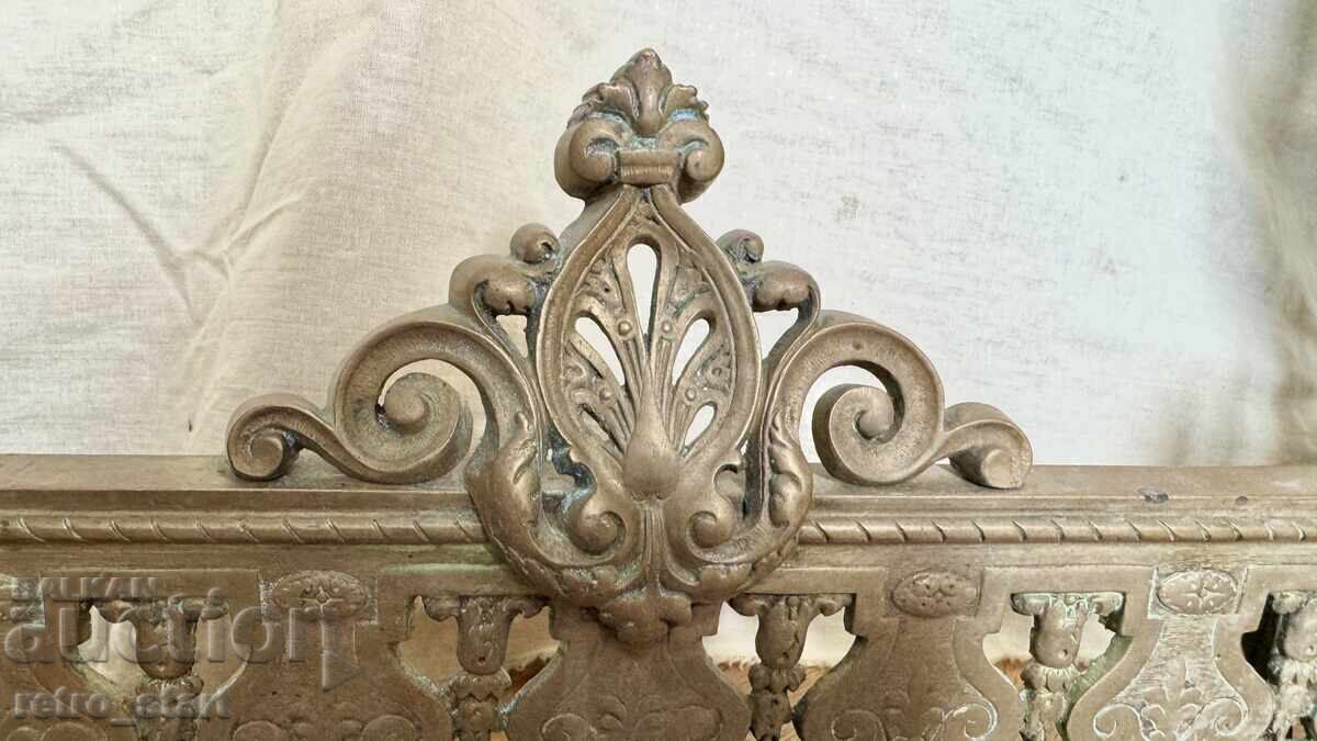 Decorațiune antică franceză pentru șemineu, alamă cu preț € 280.00 | 547.63 BGN
