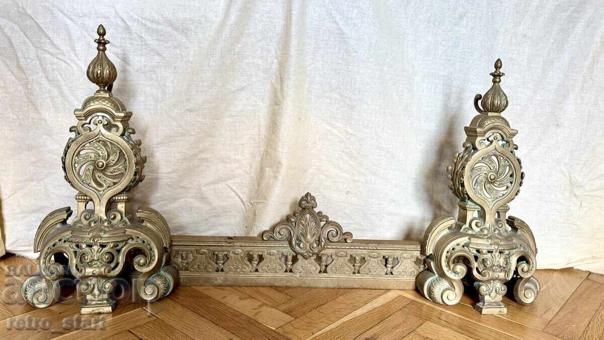 Licitație Decorațiune antică franceză pentru șemineu, alamă