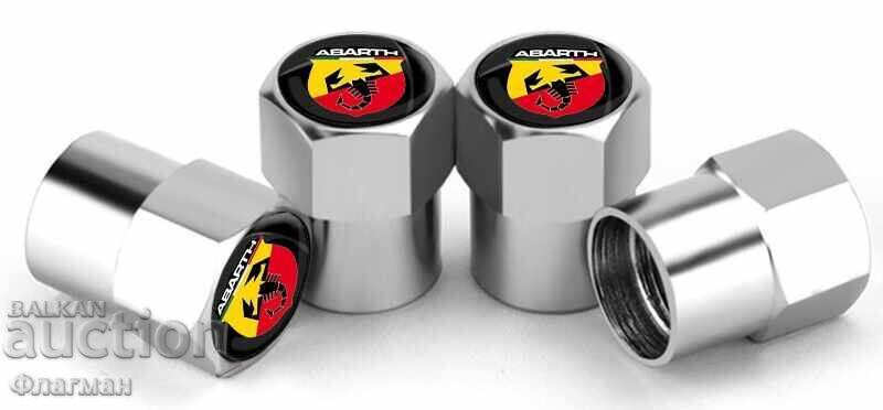 Delivery of Valve caps for tires "ABARTH"